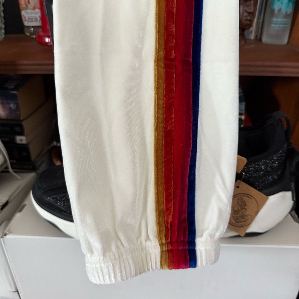 Aviator Nation - Classic Velvet Sweatpants - White - Men’s Large - Picture 7 of 9